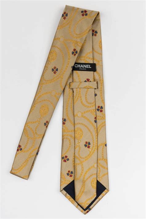 chanel tie|chanel silk tie.